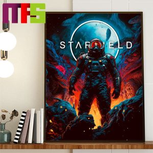 Starfield Epic DOOM Inspired Starfield Fan Art Home Decor Poster Canvas