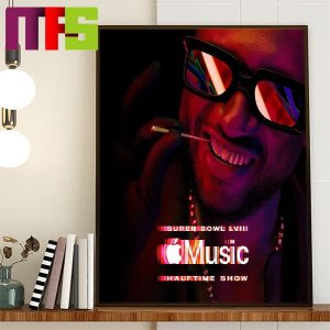 Super Bowl LVIII 2024 Apple Music Halftime Show Usher At Las Vegas Home Decor Poster Canvas