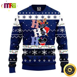 Tampa Bay Lightning Hohoho Mickey Disney Funny Cute Best For 2023 Holiday Christmas Ugly Sweater