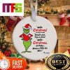 The Grinch Cosplay Grateful Dead Dancing Bear Funny Christmas Ornaments 2023