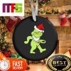 The Grinch Crying At Xmas Day Funny Custom Christmas Ornaments 2023