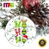 The Grinch Face Funny Cute Christmas Tree Ornaments 2023