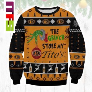 The Grinch Stole My Tito Funny Christmas Ugly Sweater 2023