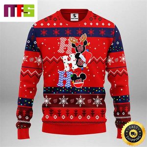 Washington Nationals Hohoho Mickey Disney Funny Cute Best For 2023 Holiday Christmas Ugly Sweater