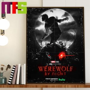 Werewolf By Night Marvel Studios Special Presentation Home Decor Official Poster Canvas