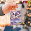 3D Rare Hologram Mewtwo Pokemon Card Christmas Tree Decorations 2023 Unique Xmas Ornament