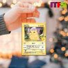 3D Rare Snorlax Pokemon Card Christmas Tree Decorations 2023 Unique Xmas Ornament