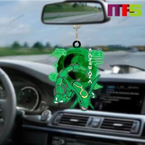 3D Rayquaza Pokemon Christmas Tree Decorations 2023 Unique Custom Shape Xmas Ornament