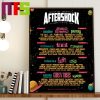 Aftershock Festival Sacramento CA At Discovery Park On October 5-8 2023 Home Decor Poster Canvas