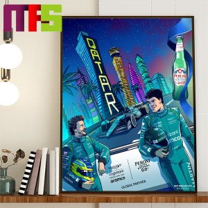 Aston Martin Aramco Cognizant F1 Team F1 Sprint Under The Lights Home Decor Poster Canvas