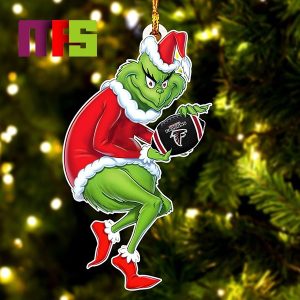 Atlanta Falcons NFL Grinch Stole Christmas Tree Decorations Unique Custom Shape Xmas Ornament