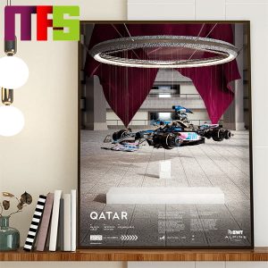 BWT Alpine F1 Team Lusail International Circuit At Qatar GP Home Decor Poster Canvas