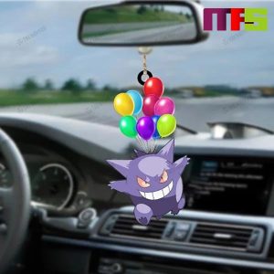 Balloon Pokemon Gengar Christmas Tree Decorations 2023 Unique Custom Shape Xmas Ornament