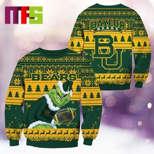 Baylor Bears NCAA Grinch Funny Best For Holiday Christmas Ugly Sweater