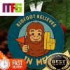 Bigfoot Believer Merry Squatchmas Funny Custom Christmas Tree Ornaments 2023