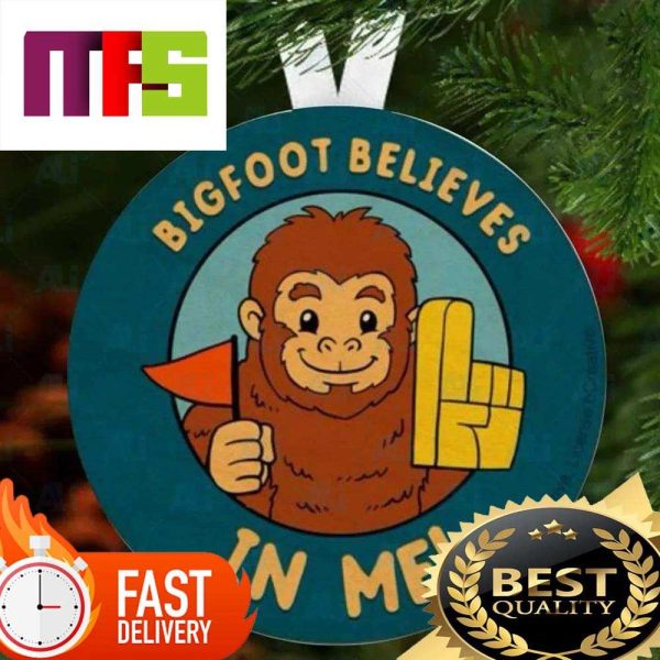 Bigfoot Believe In Me Christmas Tree Ornaments 2023