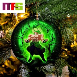 Broly Green Moonlight Anime Christmas Tree Decorations 2023 Xmas Ornament