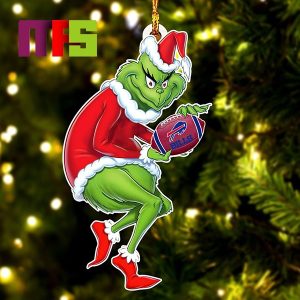 Buffalo Bills NFL Grinch Stole Christmas Tree Decorations Unique Custom Shape Xmas Ornament