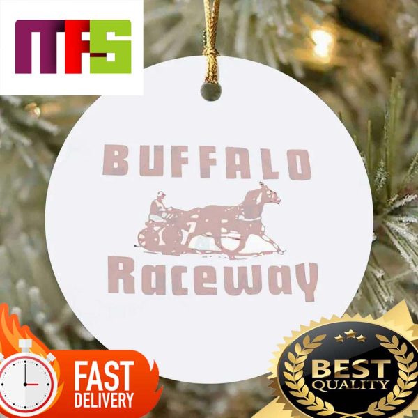 Buffalo Raceway Horse Racing Cute Custom Christmas Tree Ornaments 2023