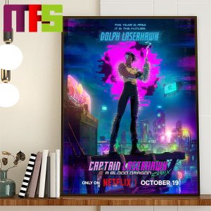 Captain Laserhawk A Blood Dragon Remix Dolph Laserhawk On Netflix October 19th Home Decor Poster Canvas Captain Laserhawk A Blood Dragon Remix Dolph Laserhawk On Netflix October 19th Home Decor Poster Canvas