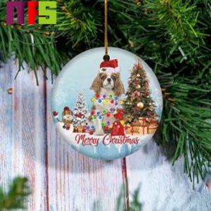 Cavalier King Charles Spaniel Christmas Tree Decorations 2023 Unique Xmas Ornament