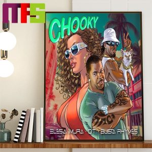 Chooky By Elesia Iimura OT Ft Busta Rhymes Coming Soon Home Decor Poster Canvas