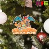 Christmas Hat Bulbasaur Pokemon Christmas Tree Decorations 2023 Unique Custom Name Xmas Ornament