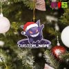 Christmas Hat Pikachu Pokemon Christmas Tree Decorations 2023 Unique Custom Name Xmas Ornament