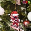 Christmas Hat Pink Ranger Christmas Tree Decorations 2023 Unique Custom Name Xmas Ornament