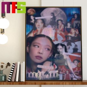Collage Poster For Jennie BLACKPINK New Single You & Me Home Decor Poster Canvas