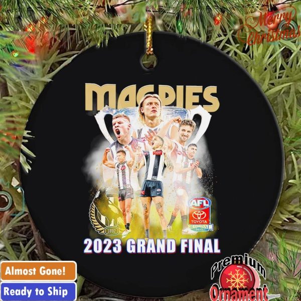 Collingwood Magpies AFL Champions Christmas Tree Decorations 2023 Xmas Ornament