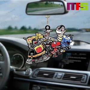 Cute Mighty Morphin Power Rangers Zords Christmas Tree Decorations 2023 Unique Custom Shape Xmas Ornament