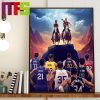LeBron James And Anthony Davis Of Los Angeles Lakers In The Lab Are Ready For New NBA Season Home Decor Poster Canvas