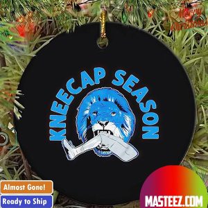 Detroit Lions Kneecap Season Christmas Tree Decorations 2023 Xmas Ornament