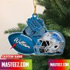 Detroit Lions NFL Baby Yoda Star Wars Christmas Tree Decorations Unique Custom Shape Xmas Ornament