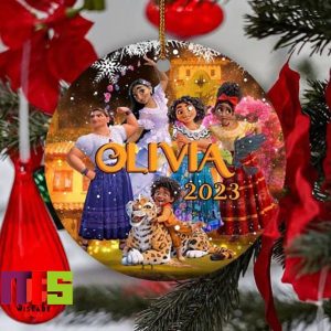 Disney 100 Encanto Christmas Tree Decorations 2023 Custom Name Xmas Ornament