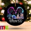 Disney 100 Years Of Wonder Black Background Christmas Tree Decorations 2023 Xmas Ornament