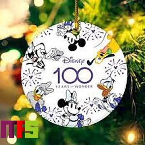 Disney 100 Years Of Wonder Mickey Mouse And Friend Christmas Tree Decorations 2023 Xmas Ornament