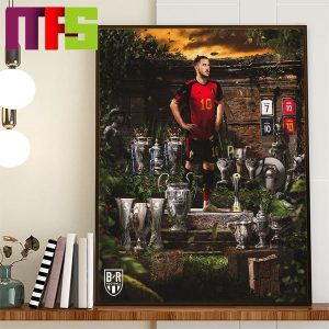 Eden Hazard Retires From Football Thank You For The Memories Home Decor Poster Canvas