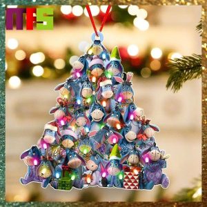 Eeyore Donkey Disney 100 Christmas Tree Decorations Custom Shape Xmas Ornament