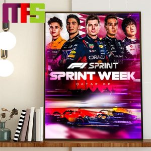 F1 Sprint Sprint Week At Qatar GP Home Decor Poster Canvas