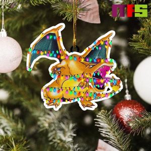 Fairy Lights Pokemon Charizard Christmas Tree Decorations 2023 Unique Custom Shape Xmas Ornament