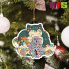 Fairy Lights Pokemon Sunglasses Squirtle Christmas Tree Decorations 2023 Unique Custom Shape Xmas Ornament