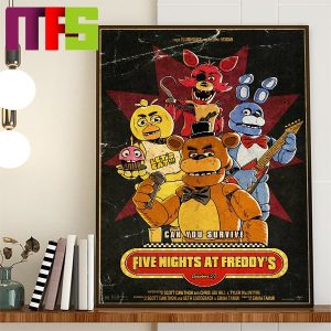 FREDDY, CAN YOU SURVIVE FIVE NIGHTS AT FREDDYS, 2023. Halloween Mounted  Print for Sale by Mycutedesings-1