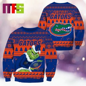 Florida Gators NCAA Grinch Funny Best For Holiday Christmas Ugly Sweater