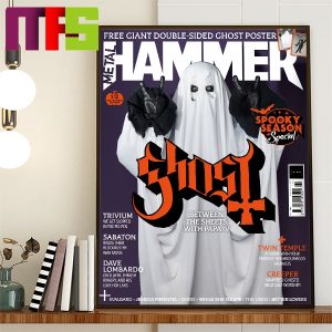 Ghost Between The Sheets With Papa IV Return To Metal Hammer One Spooky Season Special Magazine Cover Home Decor Poster Canvas