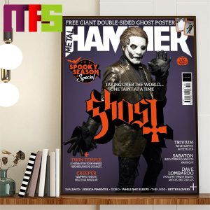 Ghost Return To Metal Hammer One Spooky Season Special Magazine Cover Home Decor Poster Canvas