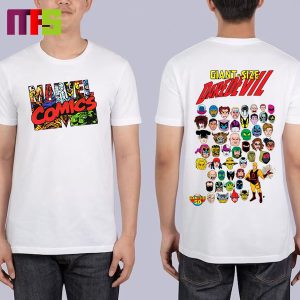 Giant Size Daredevil Iconic Marvel Rogues Galleries In New Deadly Foes Variant Cover Two Sided Essentials T-Shirt
