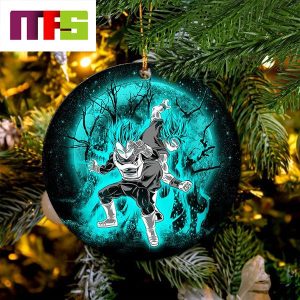 Goku Vegeta Saiyan Blue Anime Christmas Tree Decorations 2023 Unique Ceramic Xmas Ornament