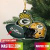 Green Bay Packers NFL Baby Yoda Star Wars Christmas Tree Decorations Unique Custom Shape Xmas Ornament